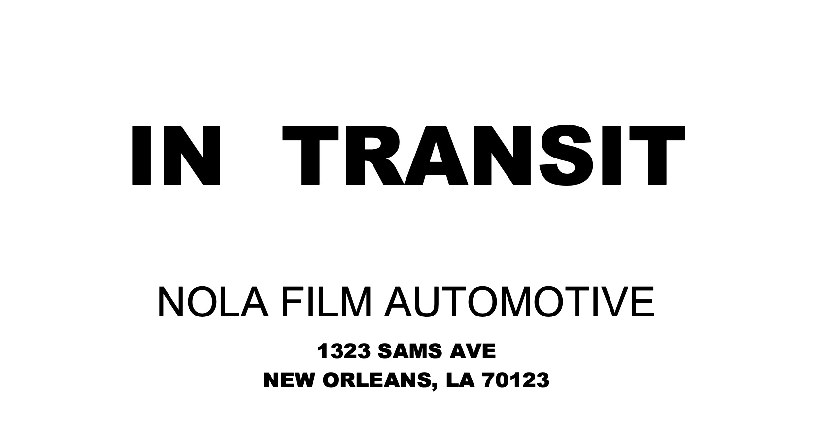 In Transit Sign Printable Nebraska