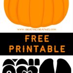 Jack O Lantern Face Board With Free Printable Creating Creatives