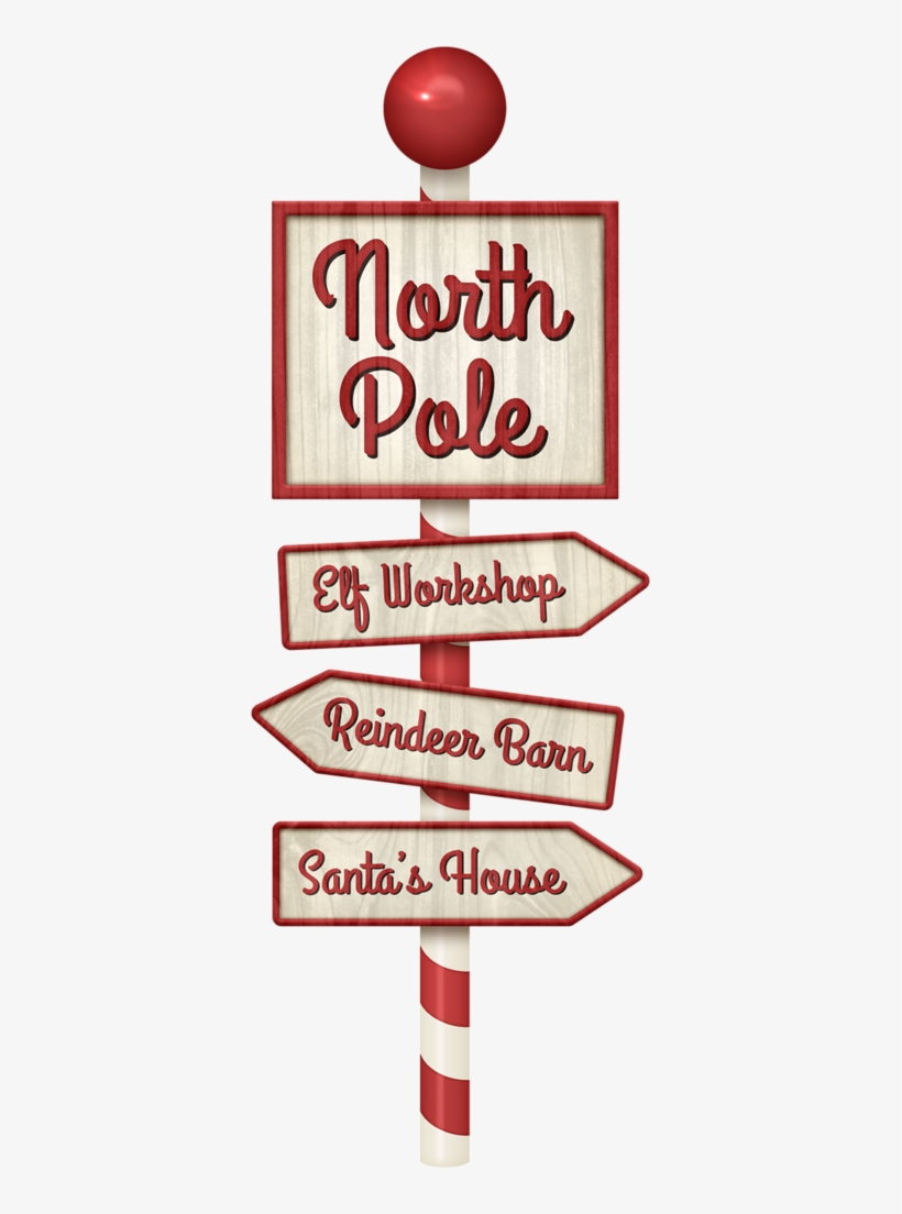 north pole sign printable