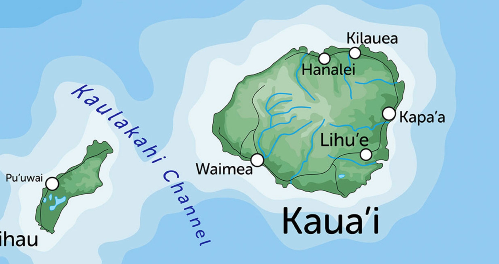 printable map of kauai hawaii