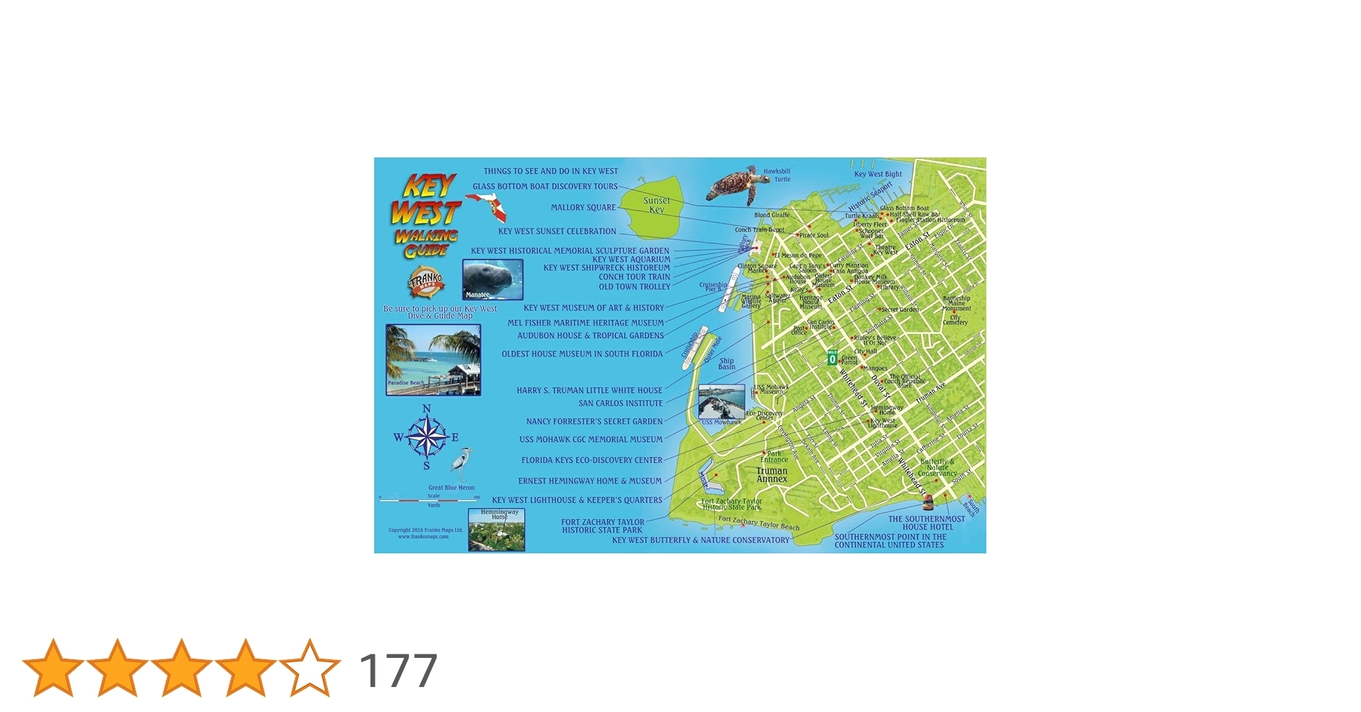 printable key west walking map