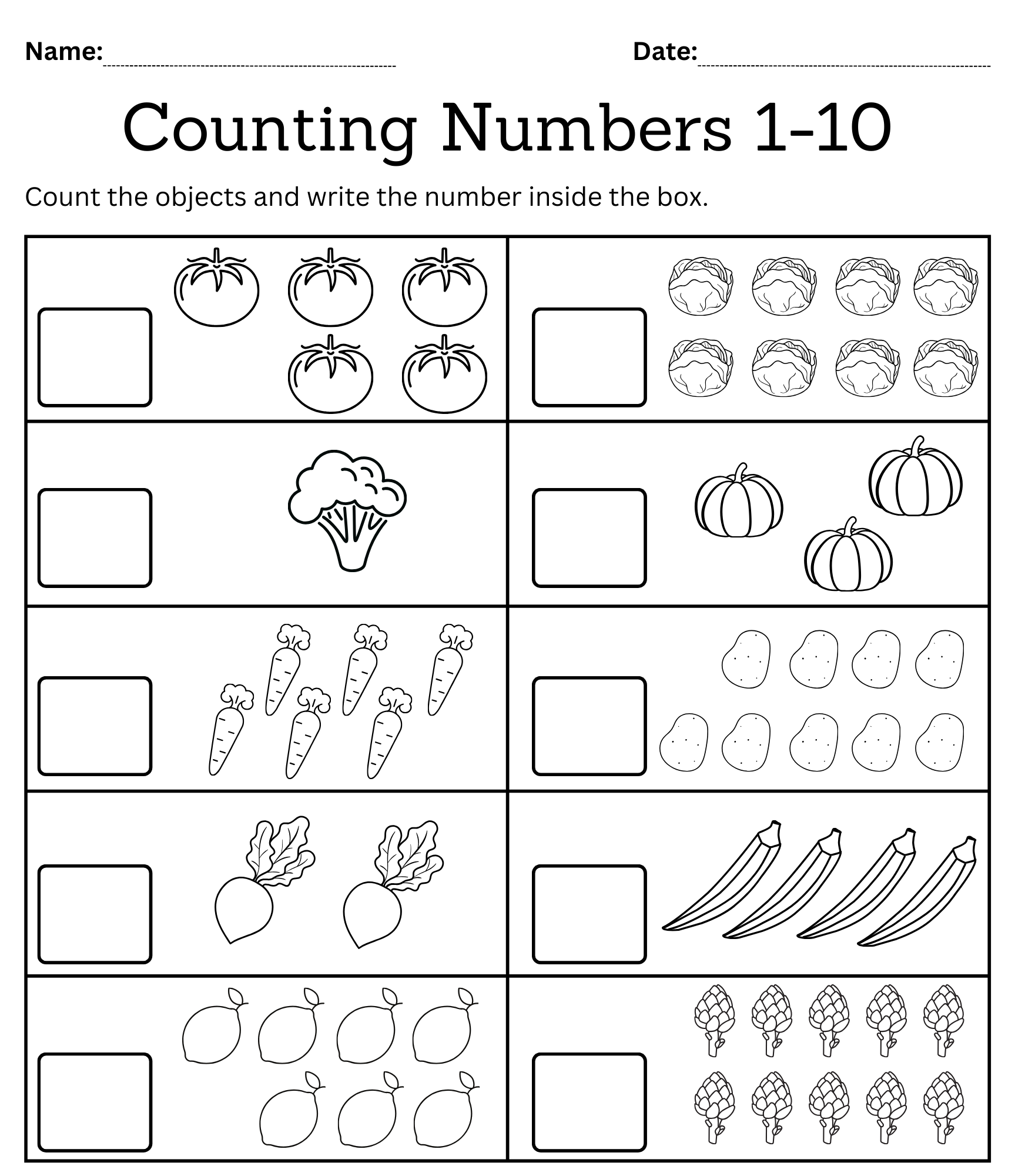 printable activity sheets for kindergarten