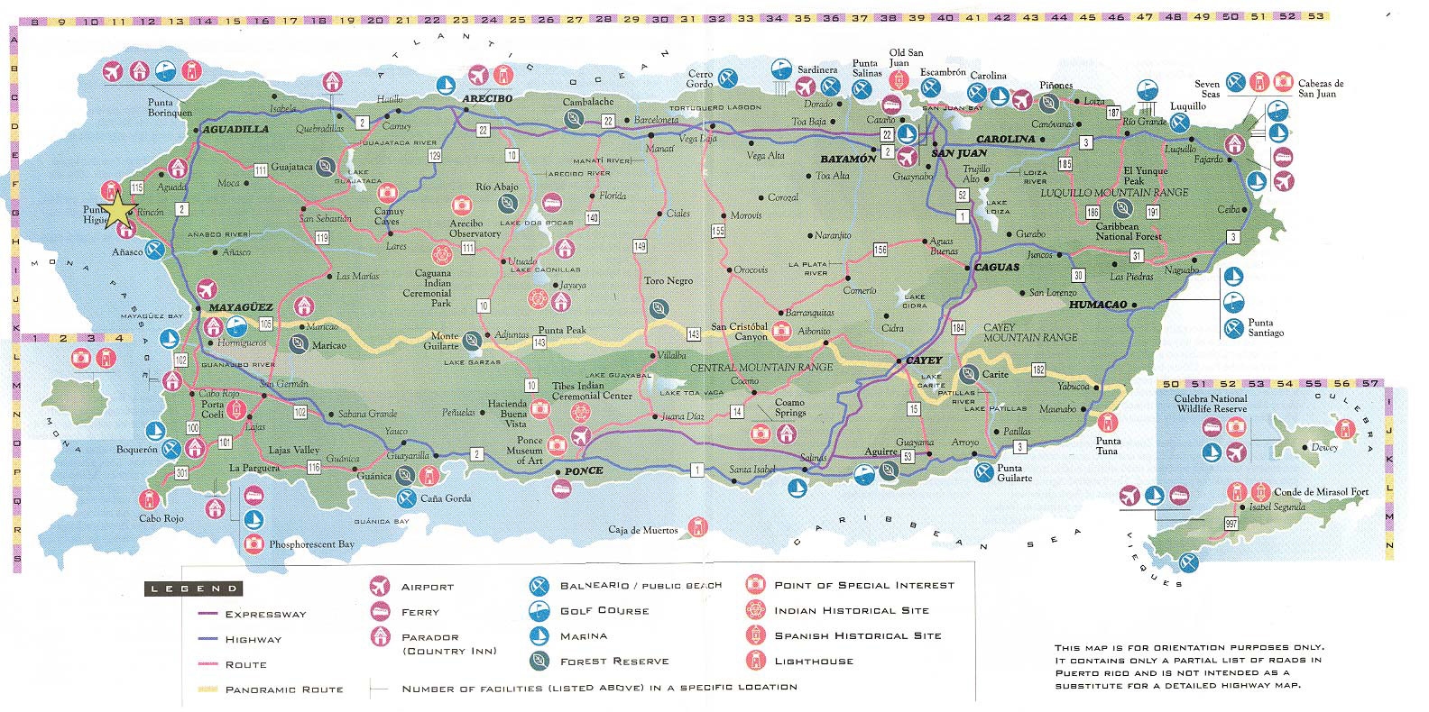 printable map of puerto rico