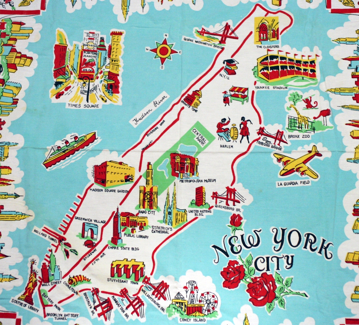 new york sightseeing map printable