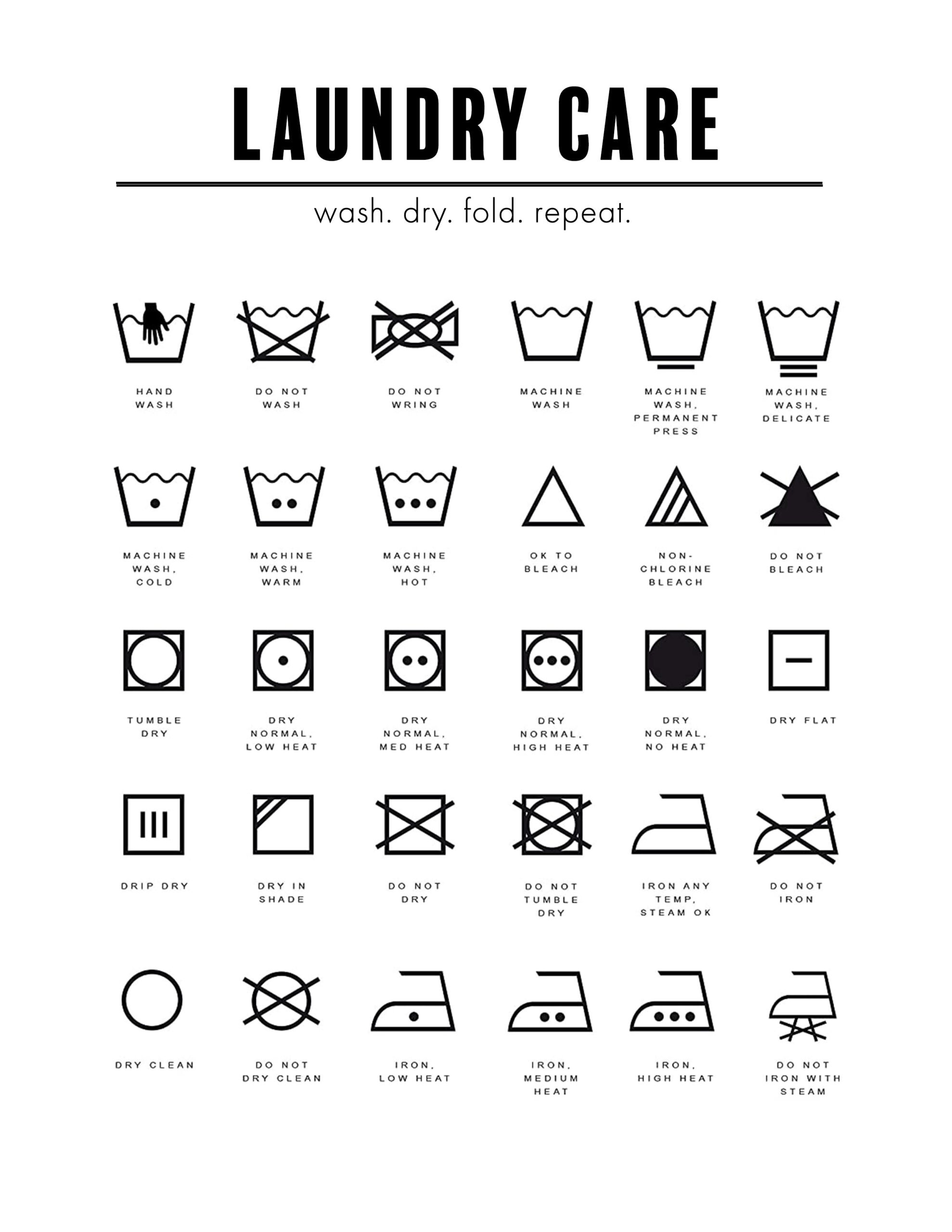 printable laundry room signs