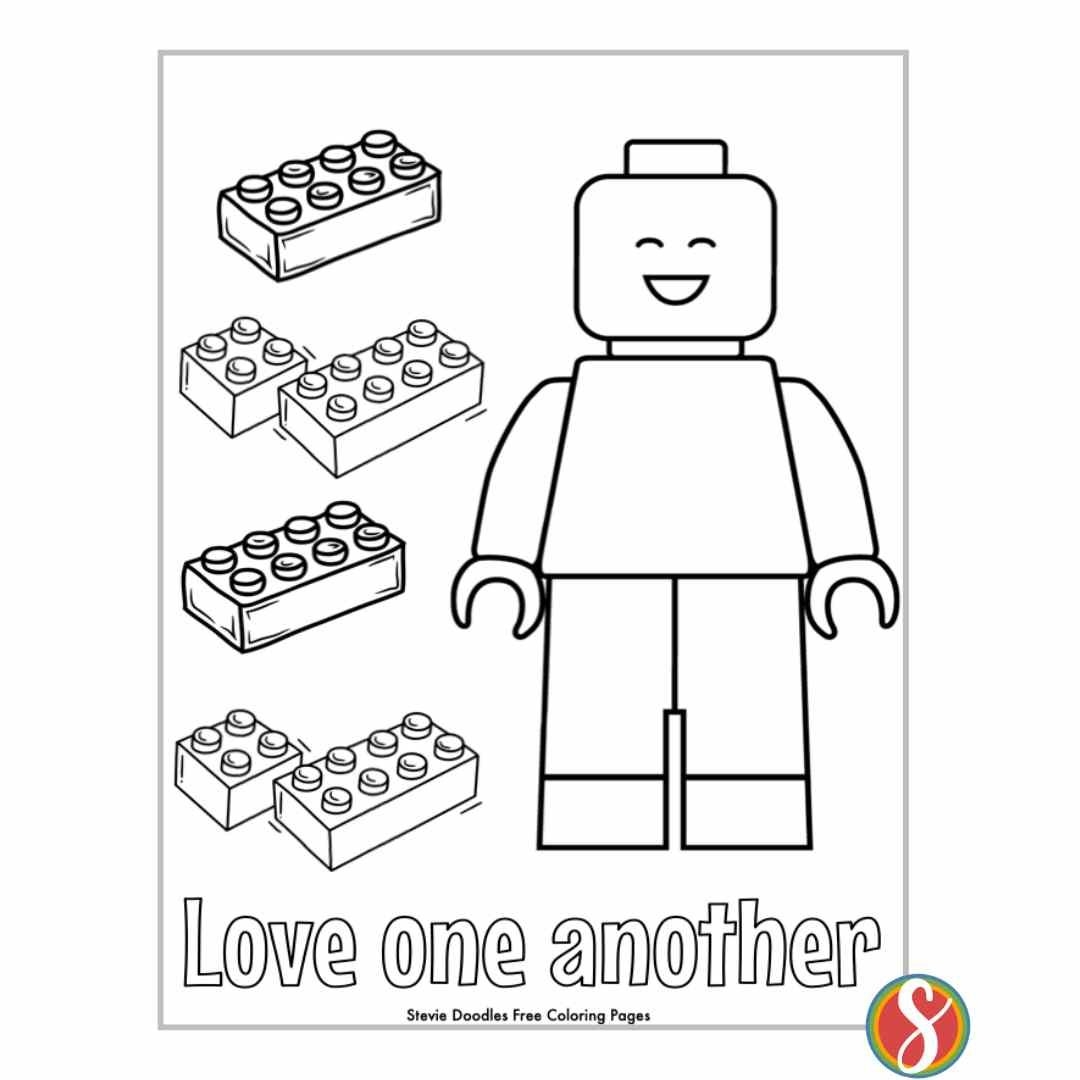 lego coloring sheets printable