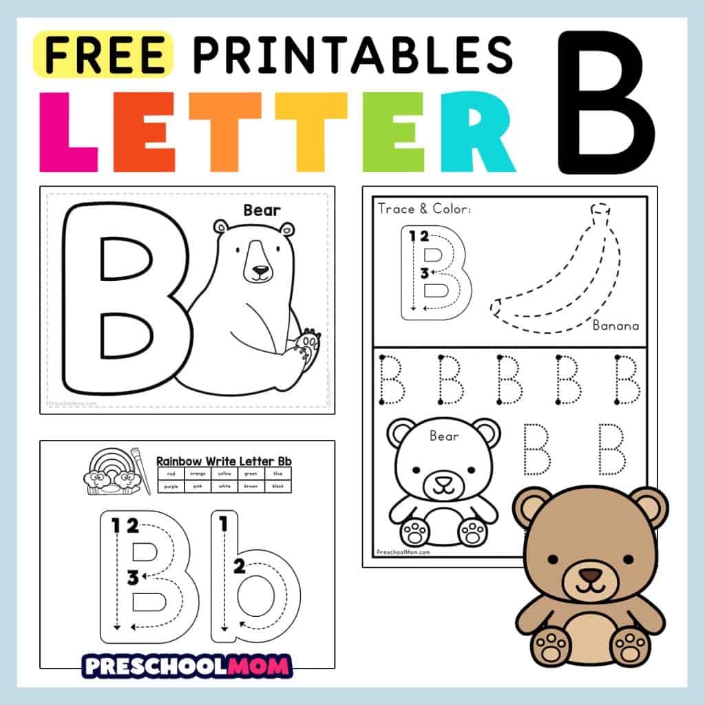 free printable preschool alphabet worksheets