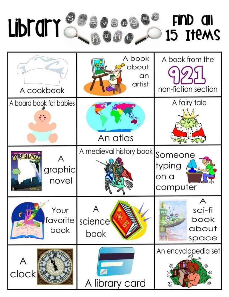 Library Activities Layers Of Learning