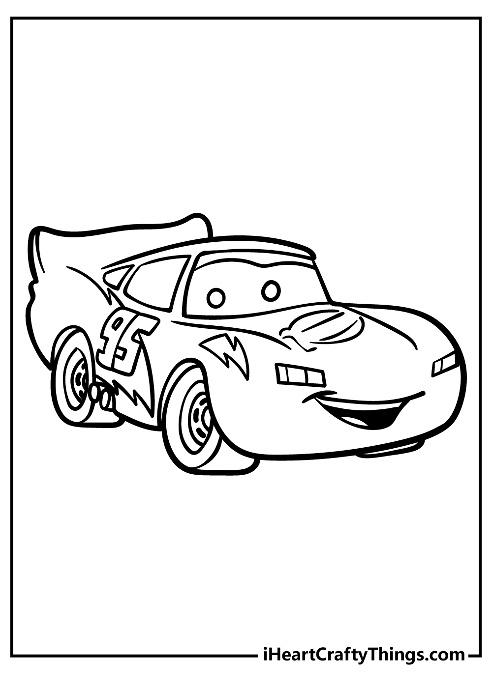 printable cars coloring sheets