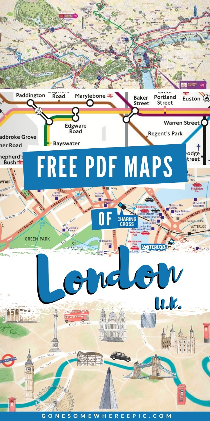 london sightseeing map printable