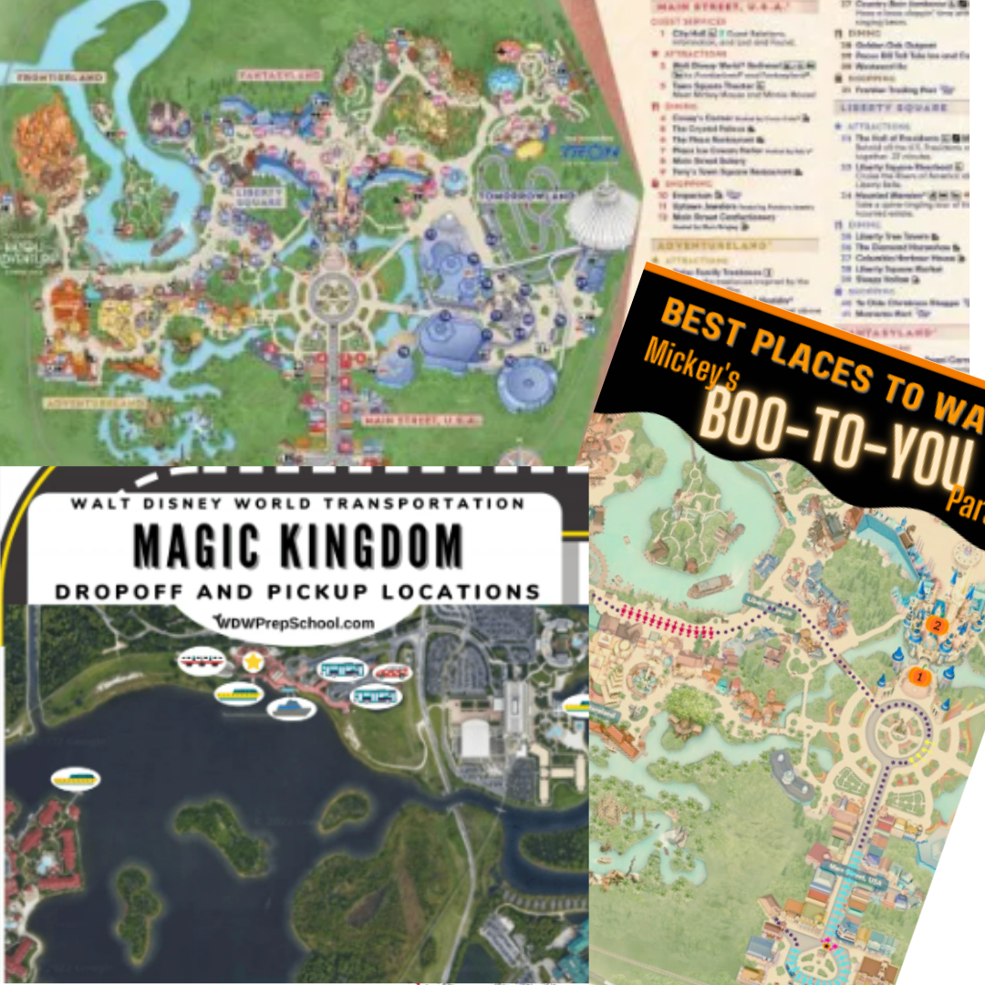Magic Kingdom Maps