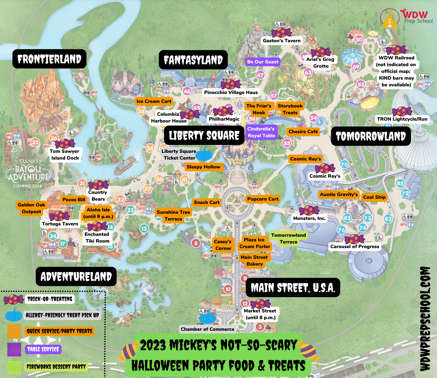 printable disney world map
