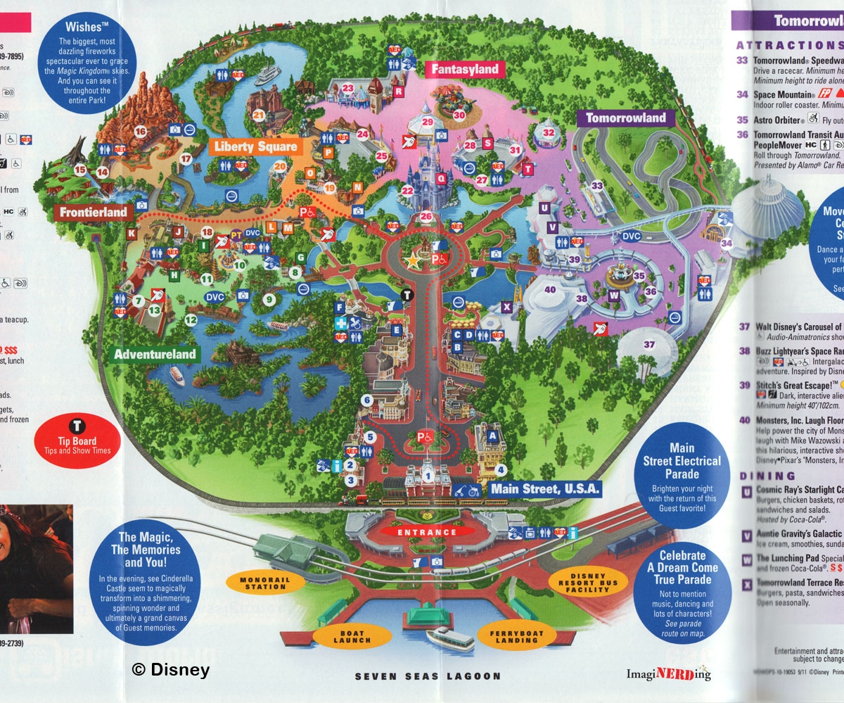 Magic Kingdom Maps Galore ImagiNERDing