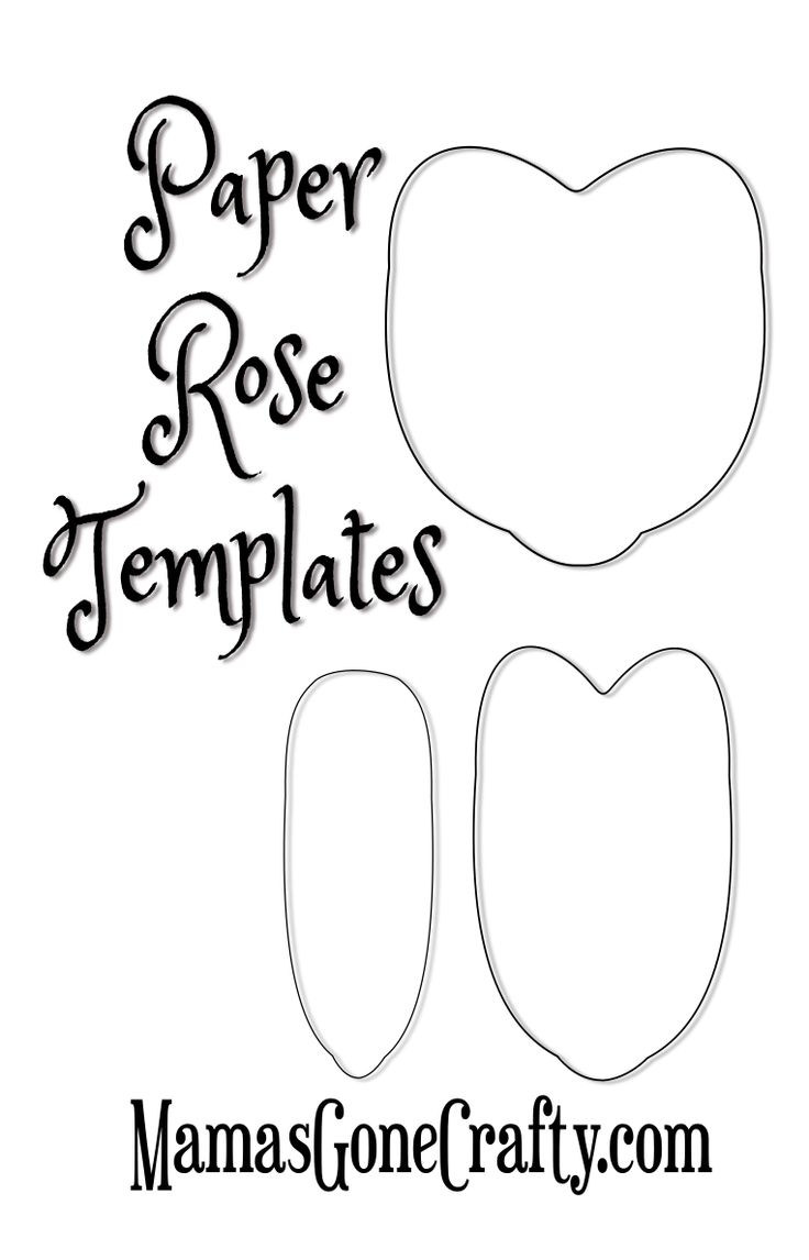 rose template printable
