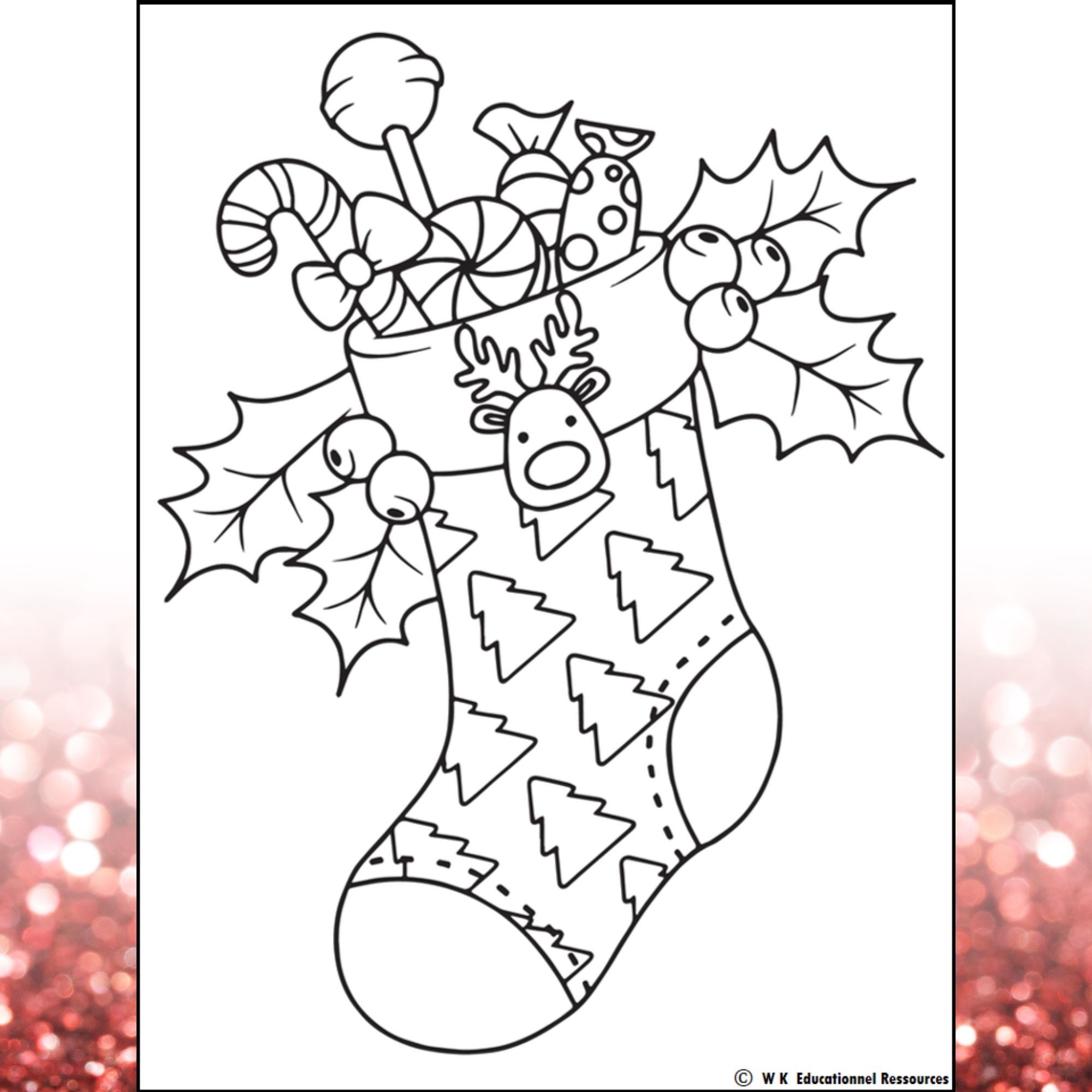 holiday printables coloring sheets