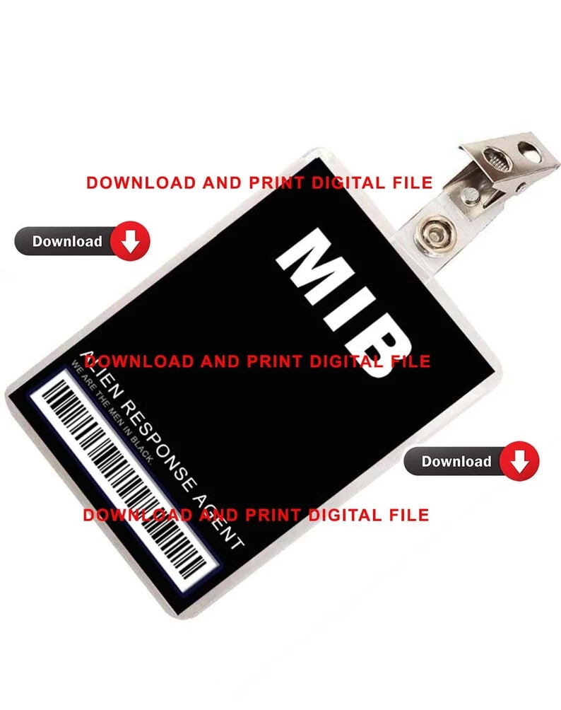 free printable mib badge template