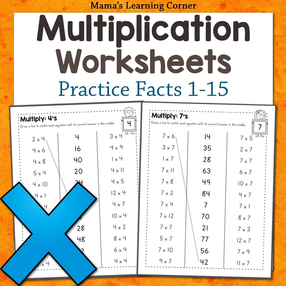 printable multiplication facts worksheets