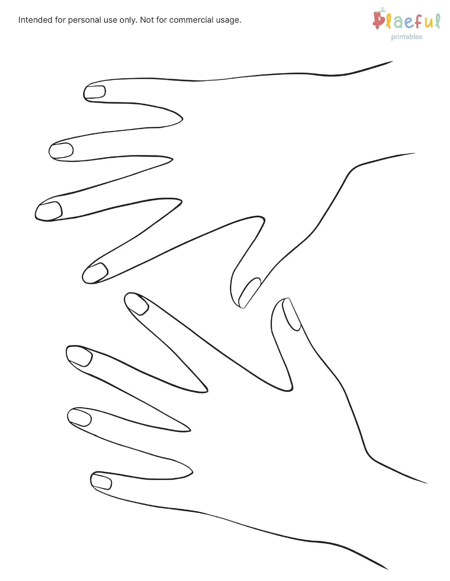 Nail Salon Children s Learning Printable Preschool Printables Fine Motor Skills Homeschool Activity Digital Download Instant Download Etsy Israel