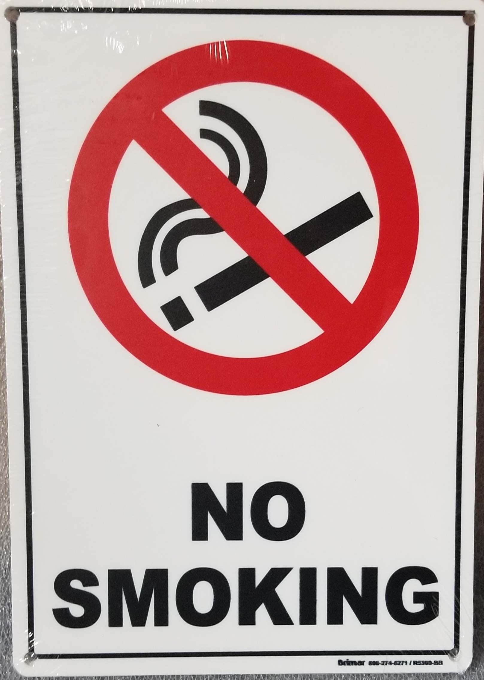 NO SMOKING SIGN WITH SYMBOL Large Pool Operation Management