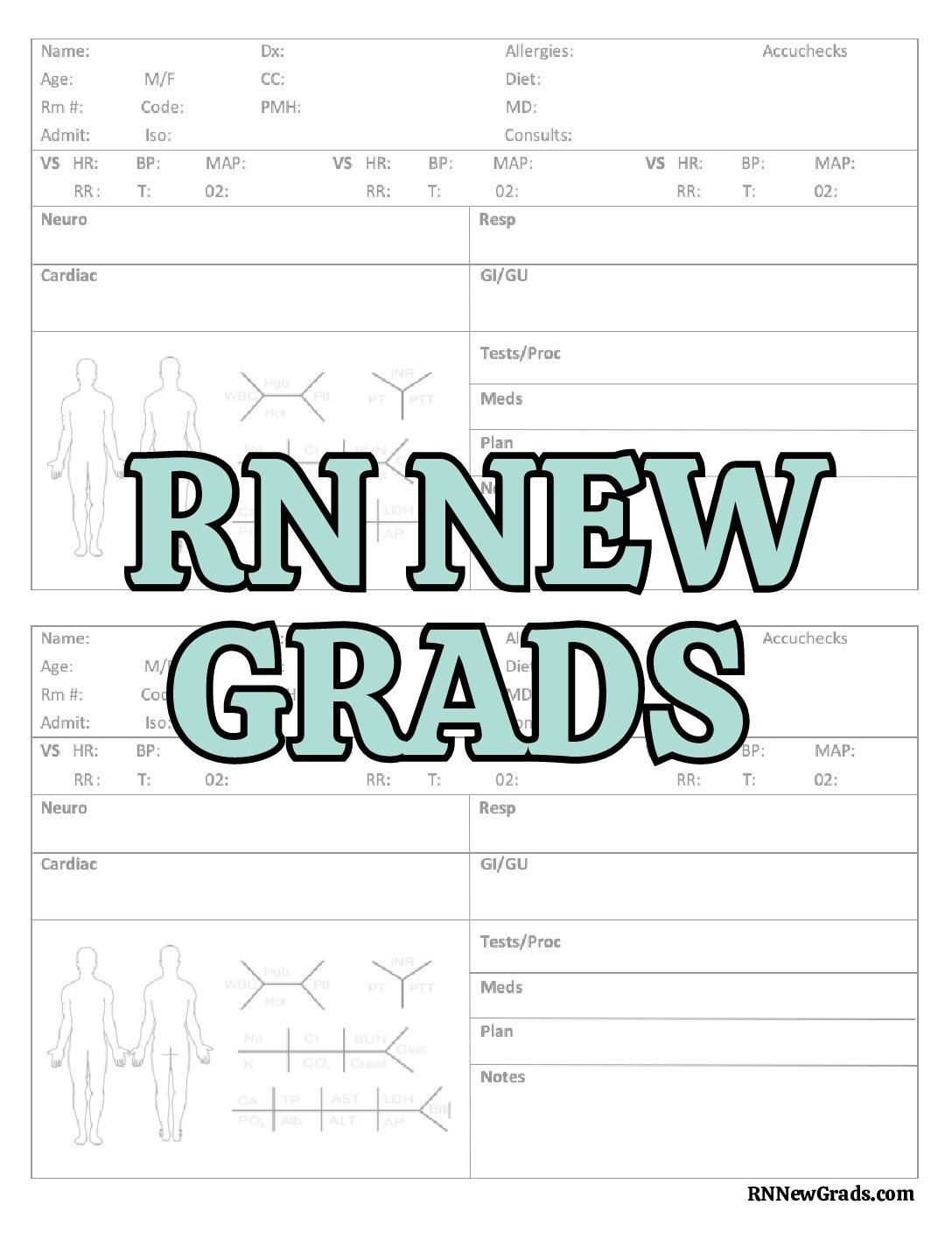 Nursing Brain 6 Day Shift RN New Grads