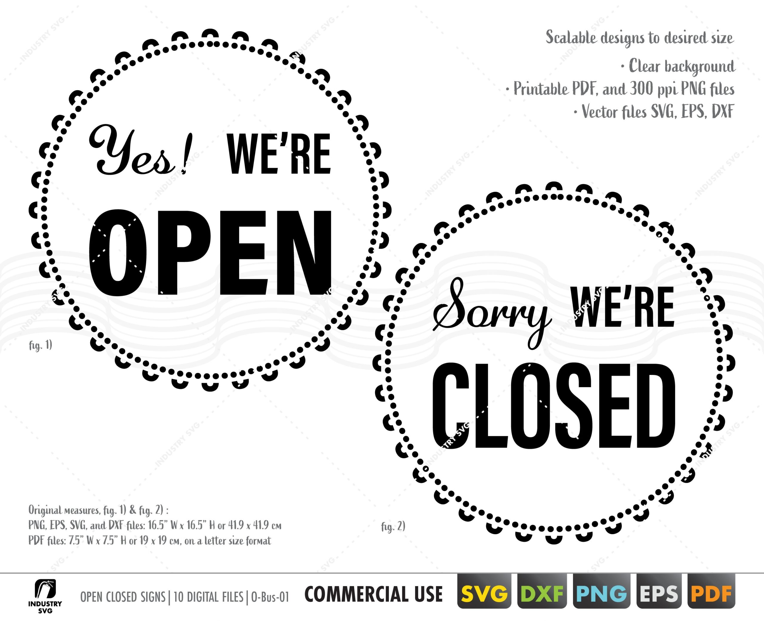printable open sign