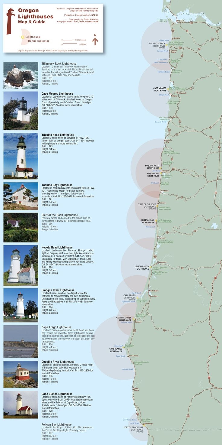 printable map of oregon coast