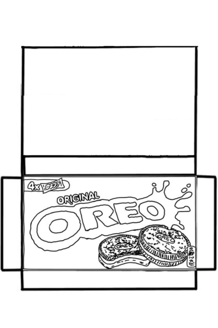 Oreo Paper Squishy Template 