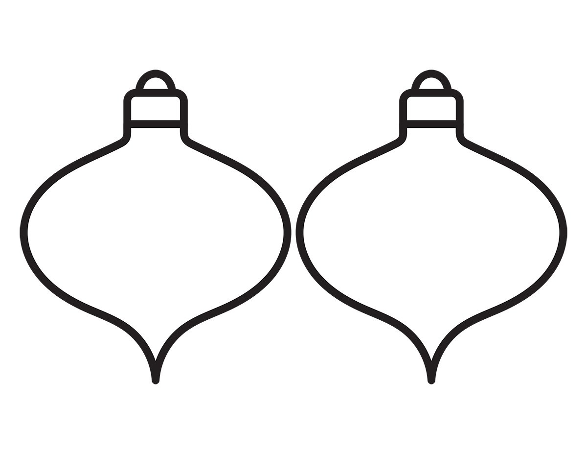 printable ornament template