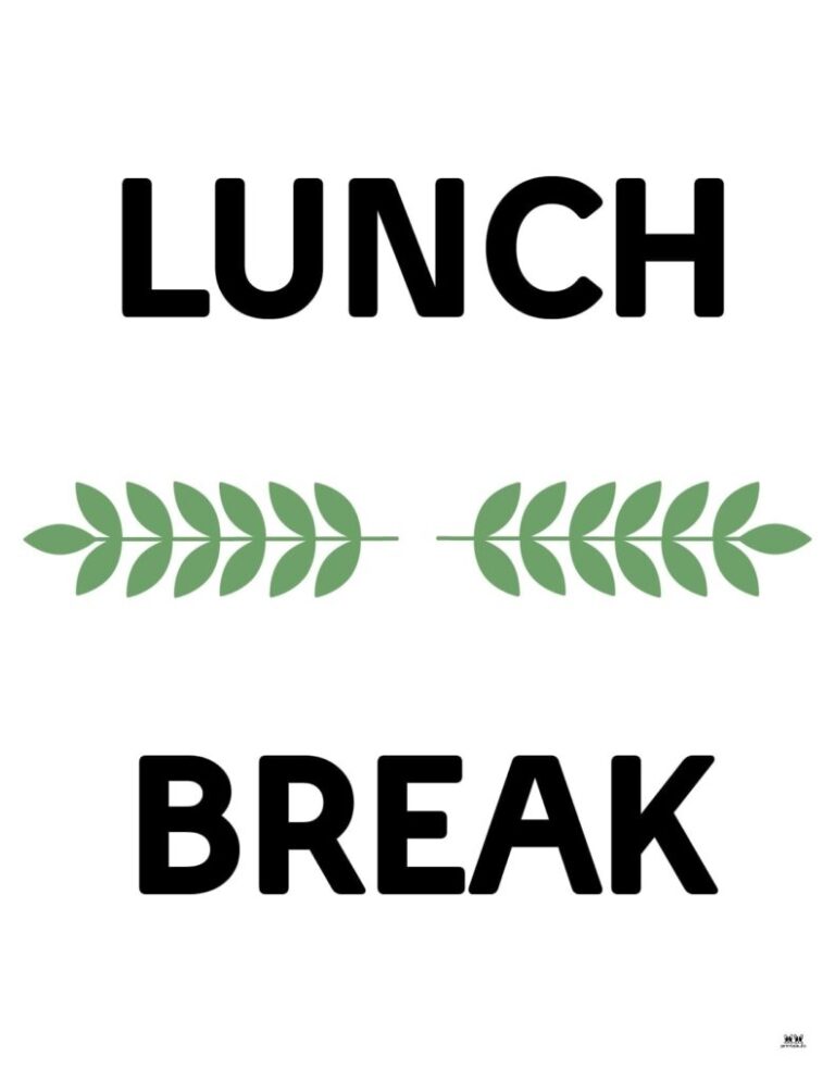 Out To Lunch Signs 15 FREE Signs Printabulls