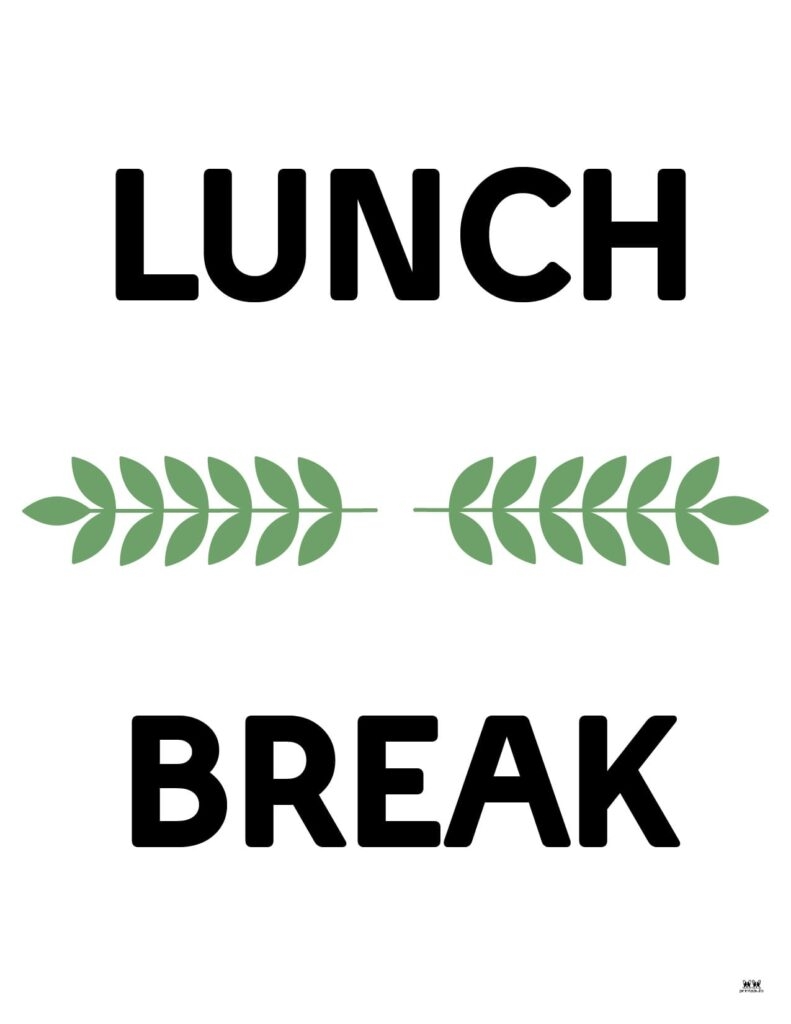 Out To Lunch Signs 15 FREE Signs Printabulls