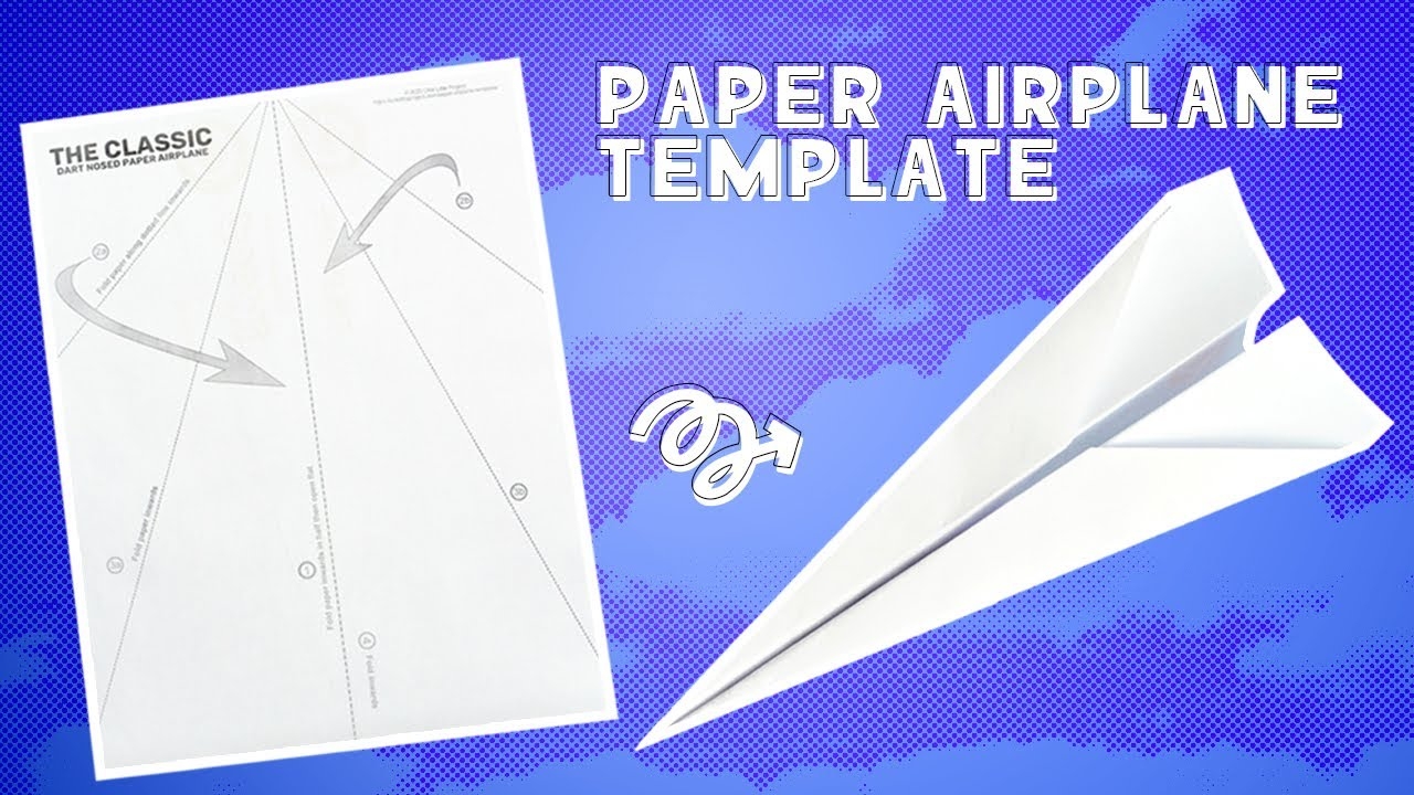 printable paper airplane template