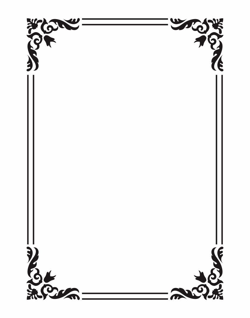 picture frame template printable