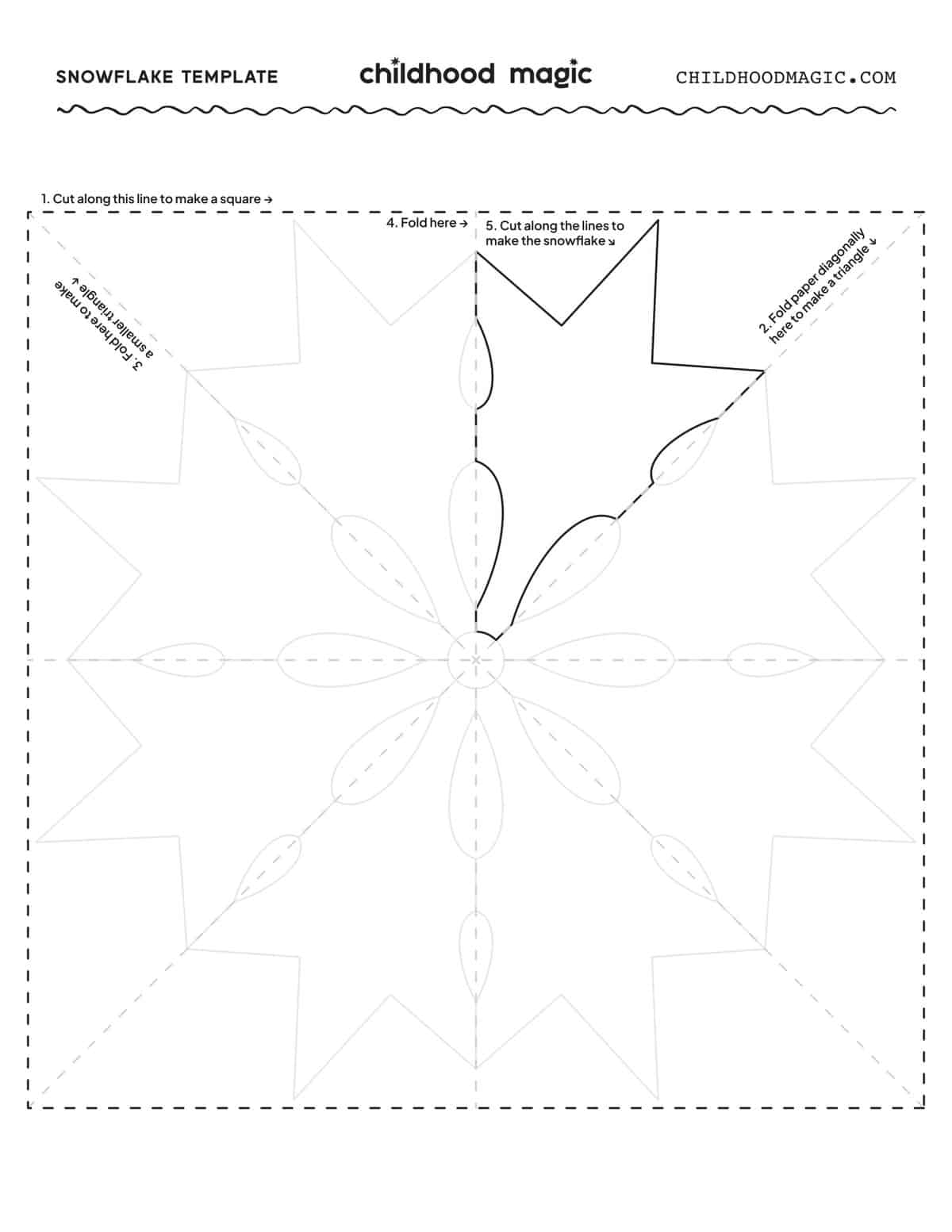 paper snowflake templates printable