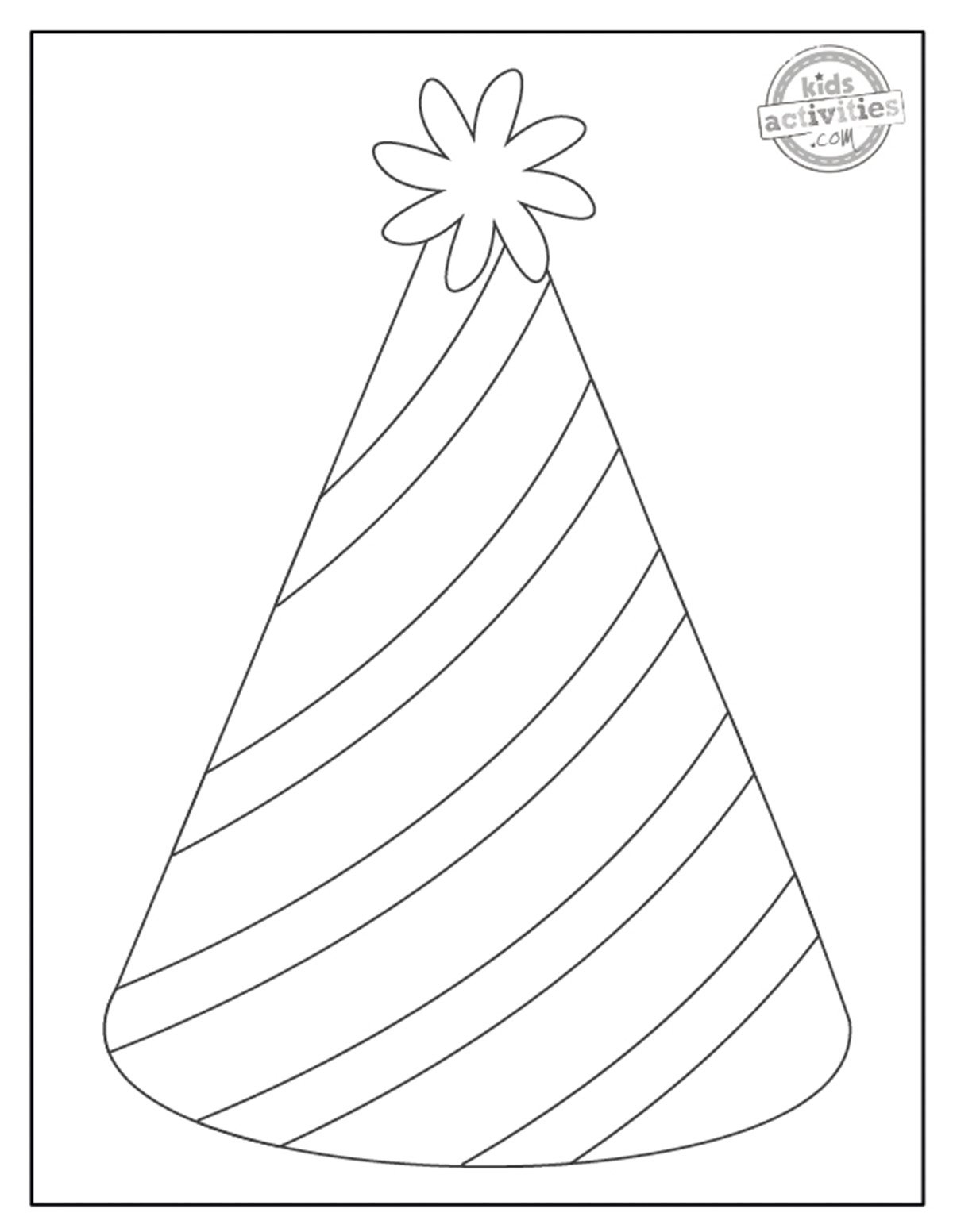Party Hat Template To Make Your Own Party Hat Kids Activities Blog