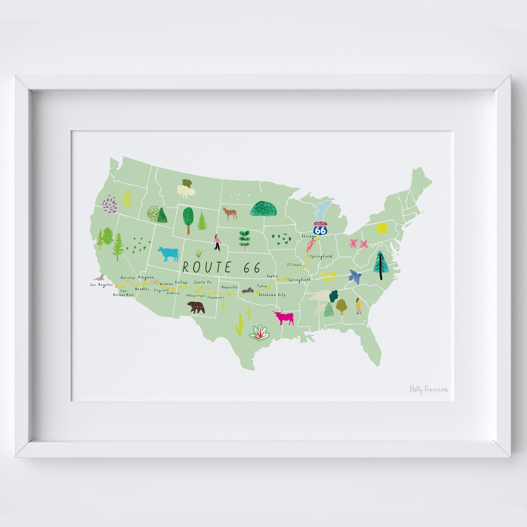 printable map route 66