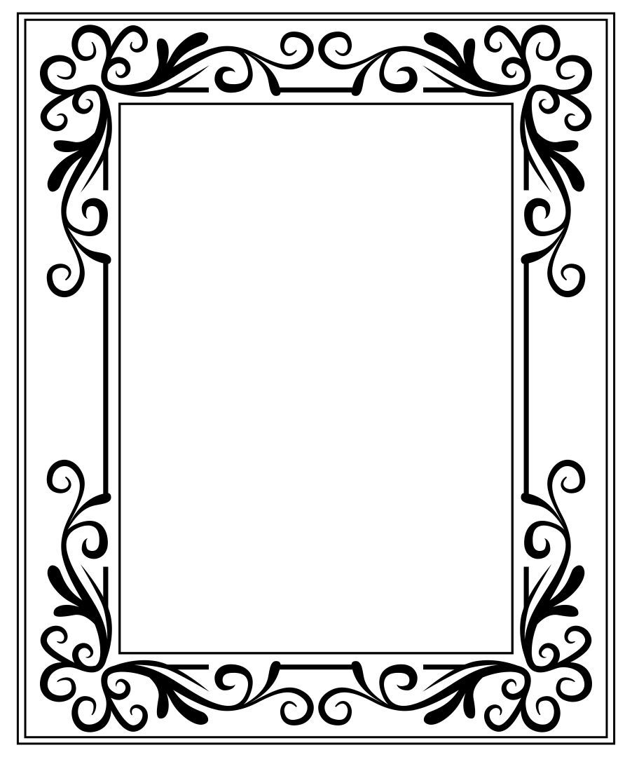Picture Frame Template 13 Free PDF Printables Printablee