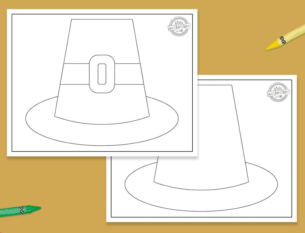 Pilgrim Hat Template For Thanksgiving Crafts Kids Activities Blog
