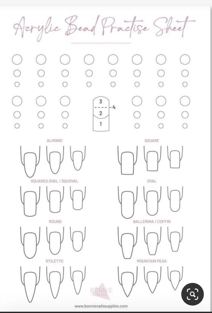 printable nail art templates