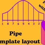 Pipe Template Pipe Notching Template Pipe Template Layout Making A Template To Miter Pipe YouTube