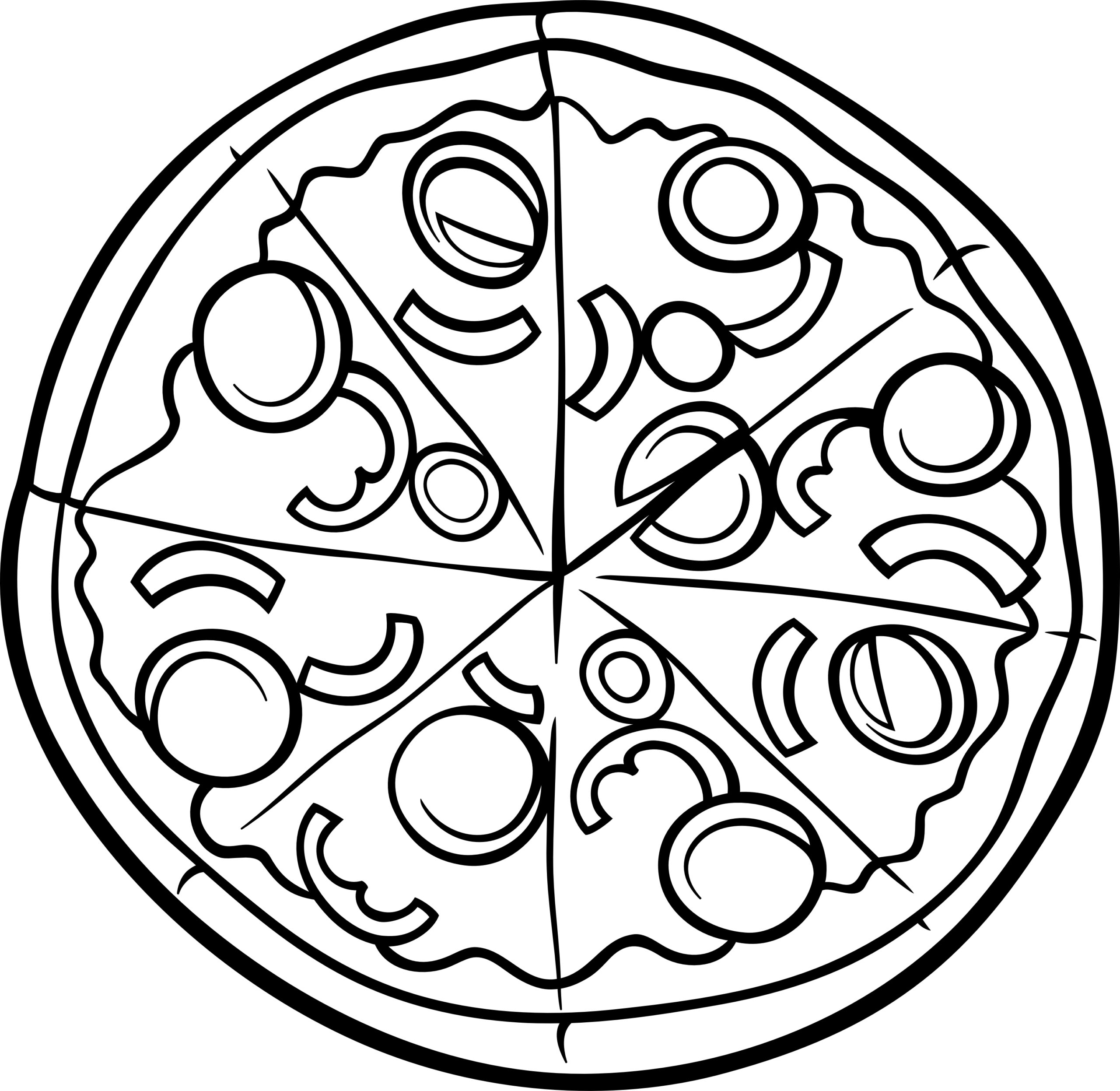 pizza printable template