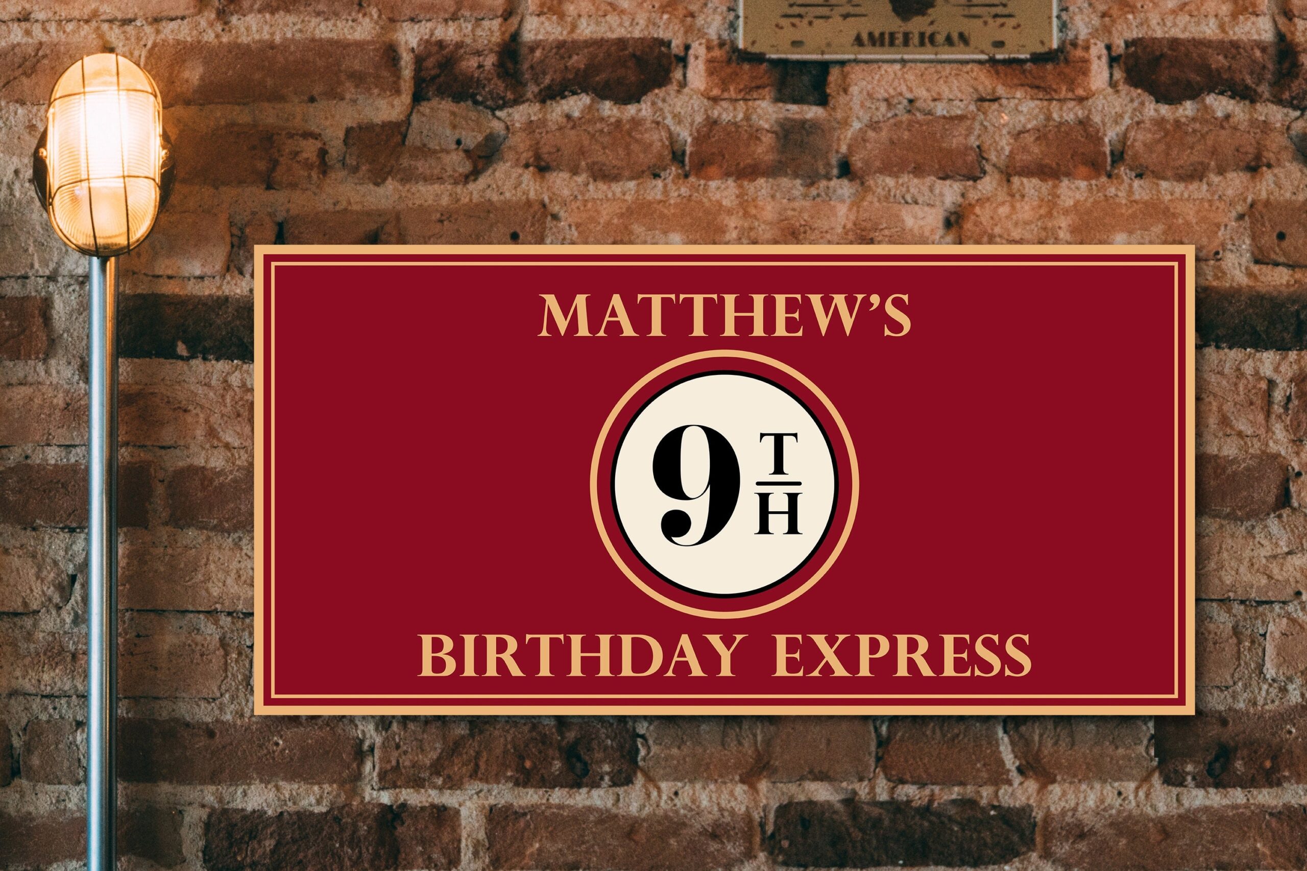 Platform 9 3 4 Sign Printable Etsy
