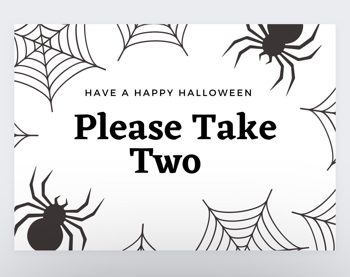 printable happy halloween signs