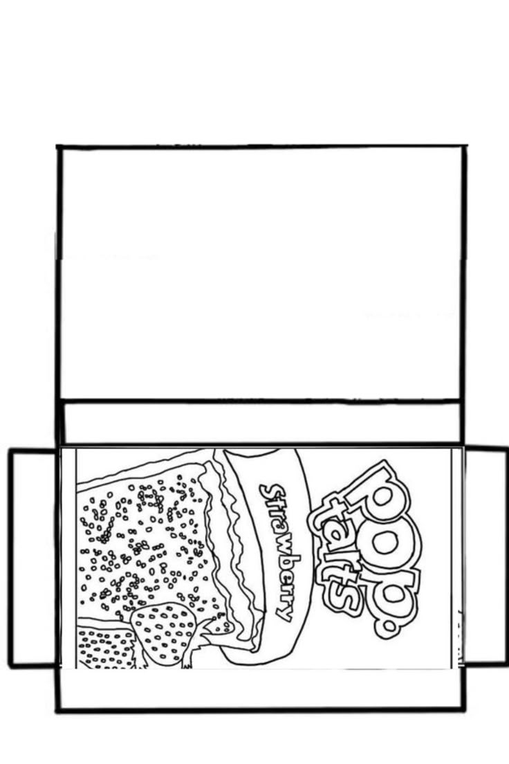 Pop Tart Paper Squishy Template Free 