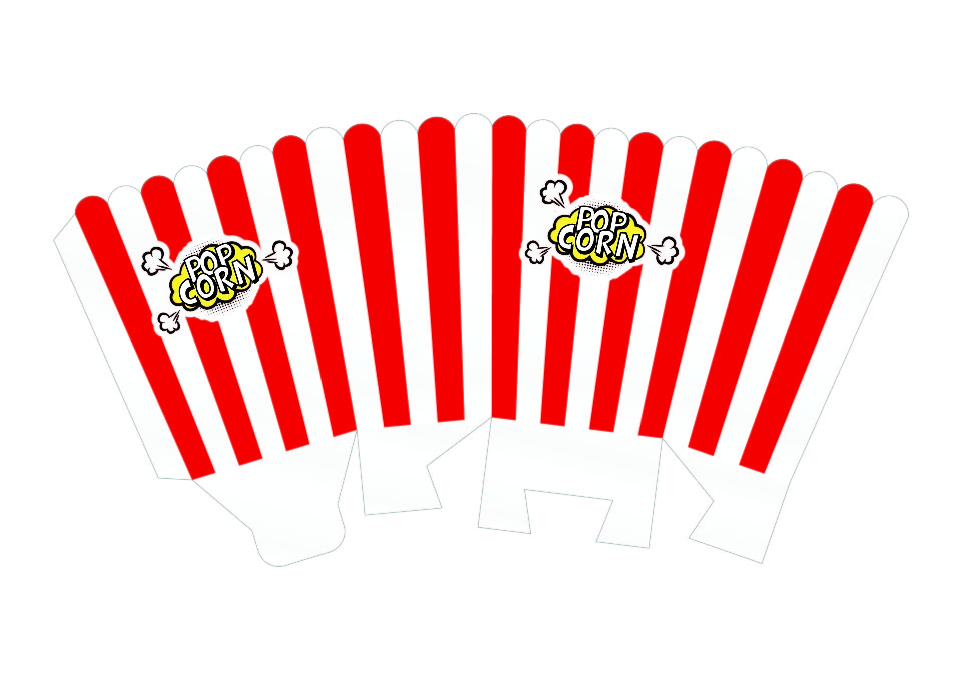 Popcorn Printable Templates