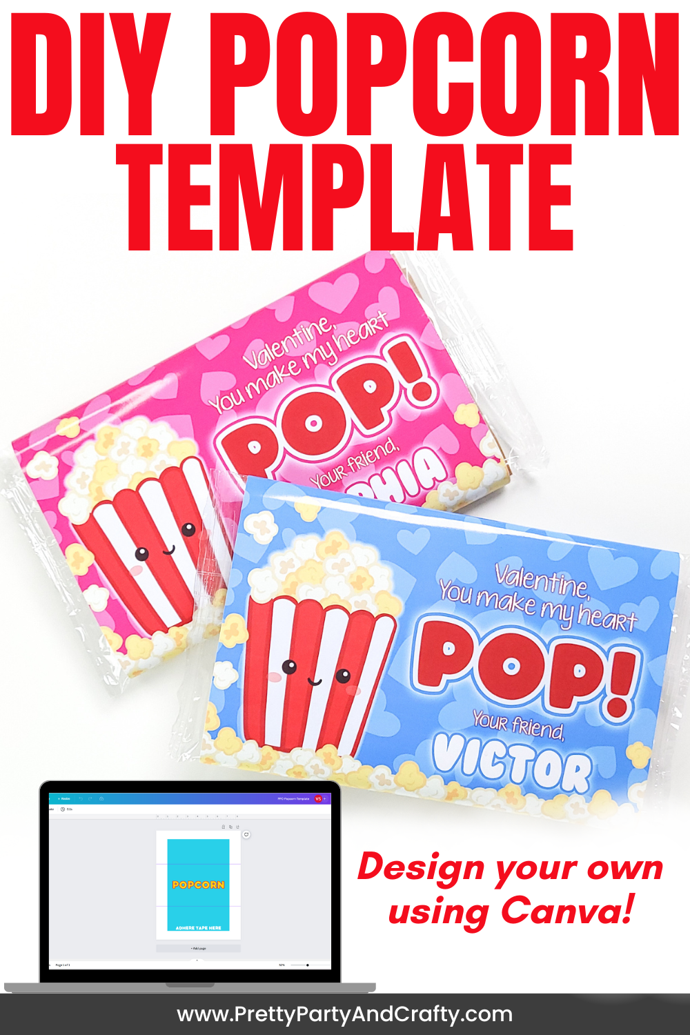 popcorn template printable free
