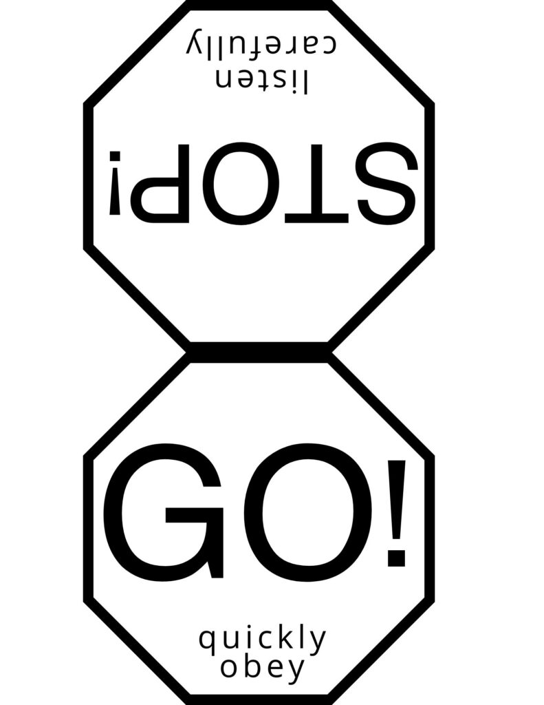 Popsicle Stick Stop And Go Sign Printable Popsiclecrafts