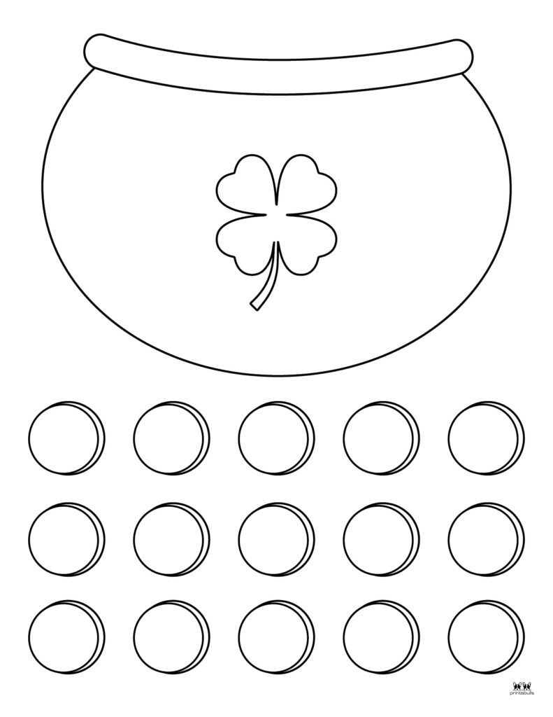 printable pot of gold template