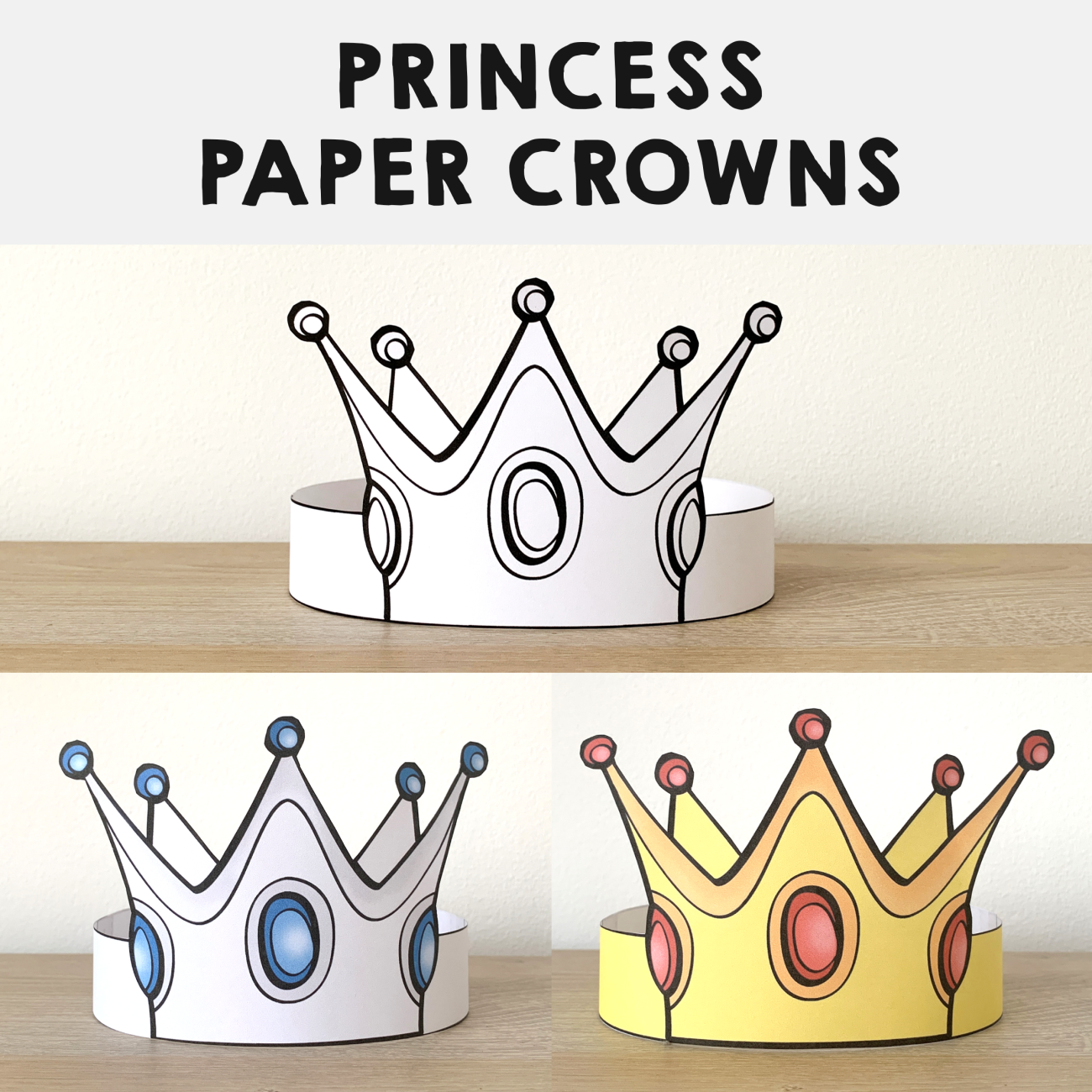 printable crown template