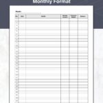 Printable Accounting General Ledger Sheet Accounting Ledger And Money Tracker Ideal For Your Small Business Bookkeeping Monthly Format Etsy