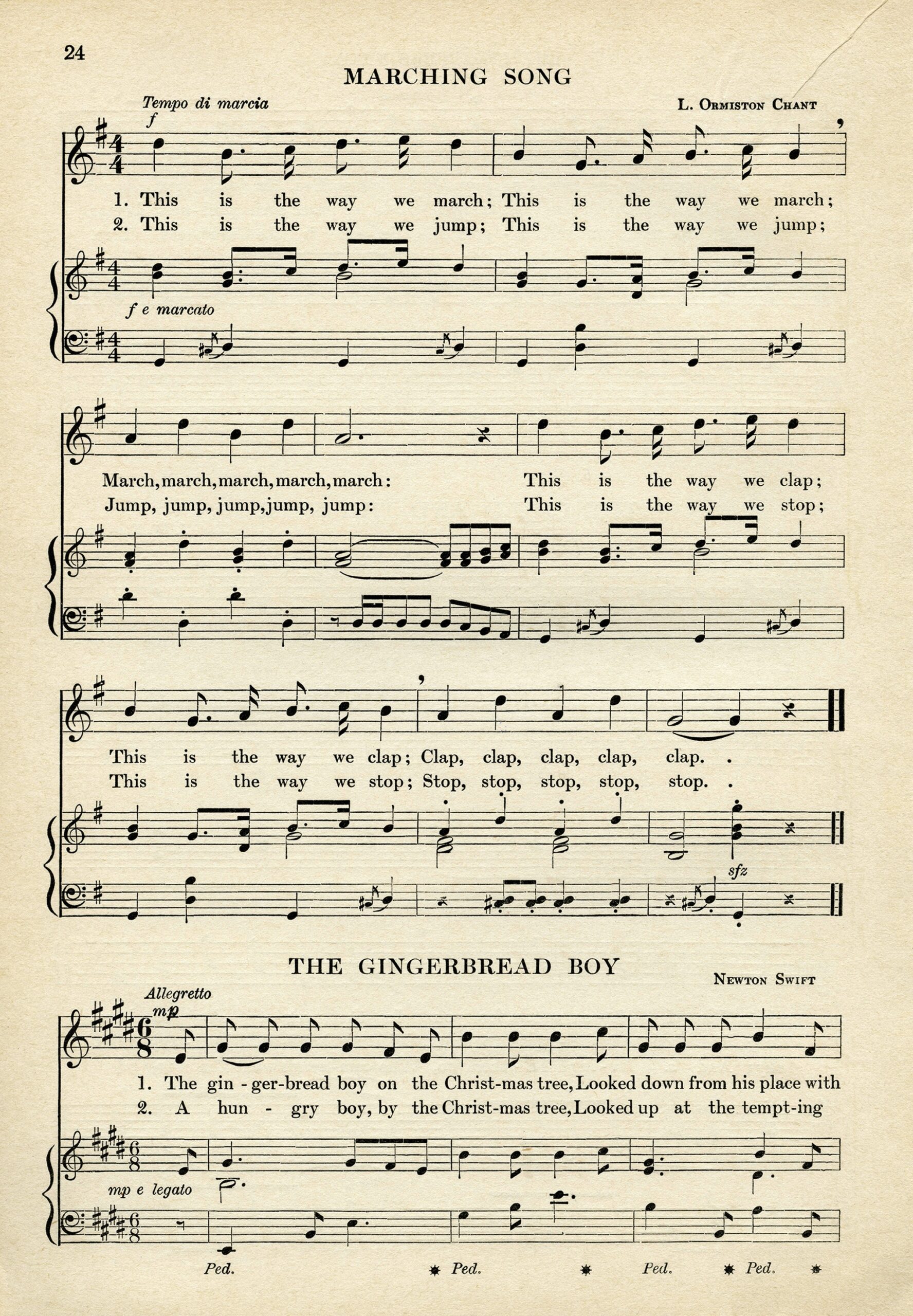 Printable Antique Sheet Music The Old Design Shop
